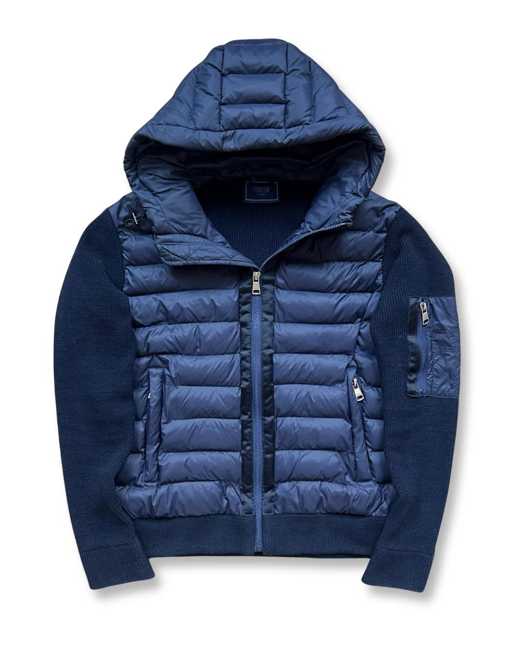 CARVANI HOODED CARDIGAN