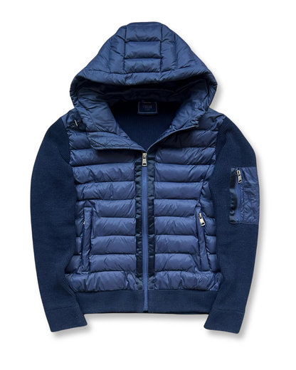 CARVANI HOODED CARDIGAN